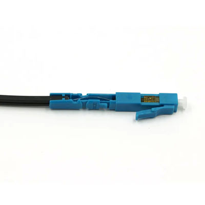 Conector azul da fibra ótica da cor, conector rápido do LC UPC para o CCTV de FTTH CATV