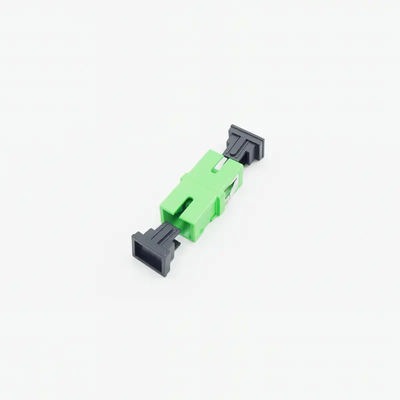 Cor verde frente e verso do SC UPC APC do adaptador da fibra ótica do único modo