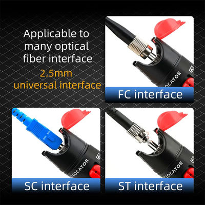 Acessórios personalizados do cabo da fibra 650nm, Pen Type Visual Fault Locator 30mw