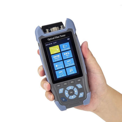 Mini equipamento de teste da fibra de OTDR, 12 em 1 refletômetro da fibra ótica com tela táctil