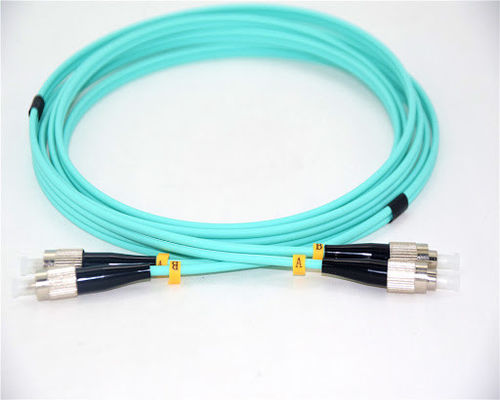 Montagem de cabos de fibra óptica OM3 Jumpers ou patchcords de fibra óptica 5,0 mm